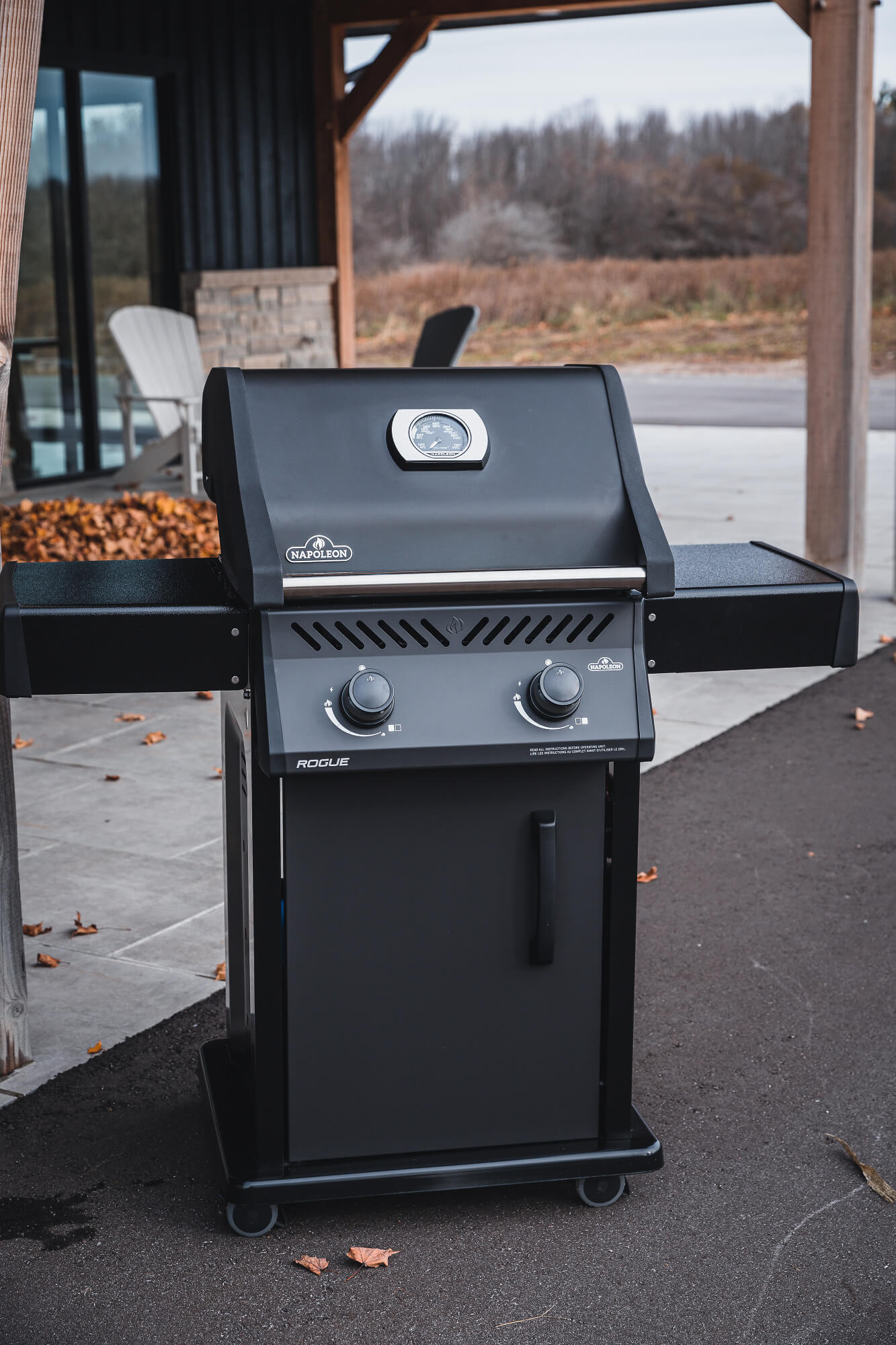 Gas-Grill Rogue 365 Gasgrill - all black Napoleon